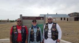 AL Riders of Post 15 visit historic Fort Laramie 