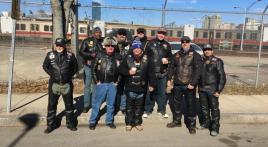 Massachusetts American Legion Riders in Boston St. Patrick's Day Parade