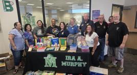John J. Morris Post 62 has all four families show up to support local elementary school