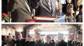American Legion National Commander Harold Dale Barnett installs and swears in new Post 38 officers 