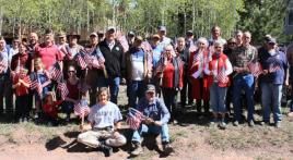 Community involvement in a small town for Memorial Day