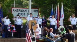 Richland Post 548 Memorial Day ceremony, video 