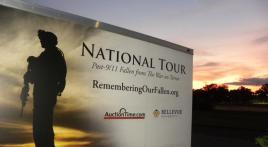 Fallen Tribute Towers exhibit hosted by Cherry Hill post