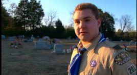 Eagle Scout identifies all veterans' gravesites within his community