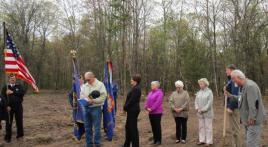 Across the Pond Veterans Park Groundbreaking Ceremony, Iron River WI, May 19, 2018
