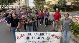 American Legion Department of Hawaii participates in National Vietnam Veterans Day Parade in Honolulu