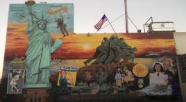 Mural honors veterans in Bakersfield, Calif.