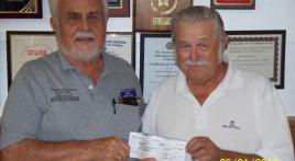 Ron Shoemaker of  Water Oaks Veterans Club 