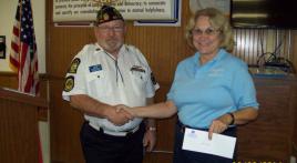 Post 284 donates to Horse in Miracles Inc.