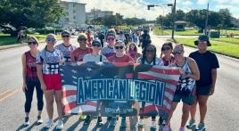 Elements of American Legion Post OK28 participate in Veterans Day parade