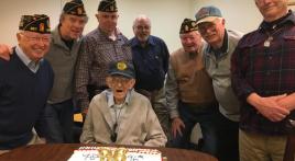 World War II veteran celebrates 96th birthday