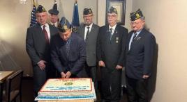 Lewis L. Millett American Legion Post 38 (South Korea) holds cake-cutting ceremony to celebrate 107th birthday of American Legion 
