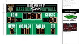 Yeager Benson Memorial Post 199 donates to buy youth league a new scoreboard 