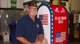 American Legion provides drop box for flags