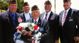 Wreath-Laying at Tidewater Veterans Memorial in Virginia Beach, Va.