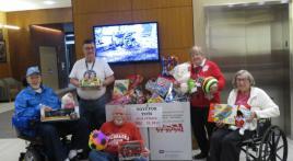 American Legion members collecting Toys for Tots