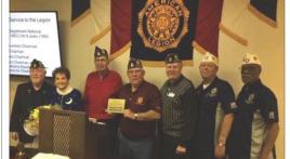 Lawrence Roy, adjutant for Hanner-Sharp American Legion Post 129, retires