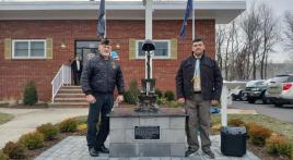 Battlefield Cross dedication