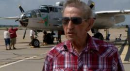 World War II veteran flies in same B-25 bomber decades later