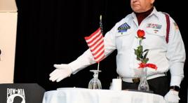Veterans Day tribute given by  Post 178 color guard and Frisco High School 