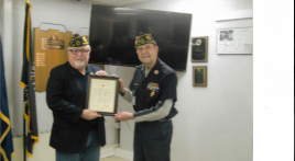 American Legion membership for 50 years 