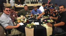 Steak dinner for shelter veterans