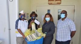 Legionnaires donate face masks to Herbert Grigg nursing staff
