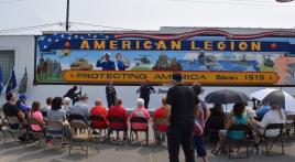 Dedication of Gladwin County Post 171 mural