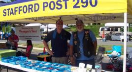 Stafford Post 290 recruits at farmers market 