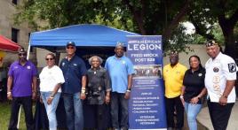 Fred Brock Post 828 visible at The Taste of New Orleans