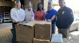 Detachment of New Jersey VA&R donates $850 of clothing to VA in East Orange