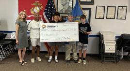 Squadron 97 receives $1,000 grant from Florence Copper Community Foundation for new youth drone program