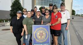 Post 21 Warriors bring enthusiasm to 5K water stop