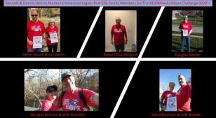 Post members and their families support the cause