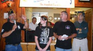 Darlington Family receives proceeds of Post 5 fundraiser