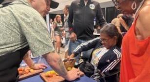 Disabled veteran/Legionnaire creates adaptive kitchen tool to help others maintain independence