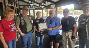 John J. Morris Post 62 honors Bubba's 33 as Peoria Business of the Month