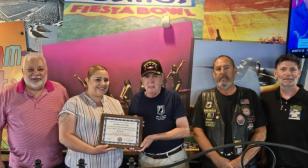 John J. Morris Post 62 honors Applebee's with Americanism Award