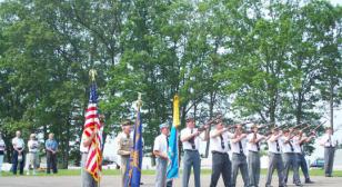 Gravesites on Memorial Day