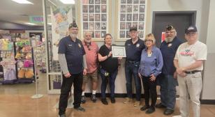 John J. Morris Post 62 Publicity Committee presents first Americanism Award