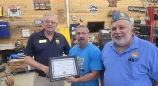 John J. Morris Post 62 honors local business each month for Americanism