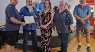 John J. Morris Post 62 honors Dillon's Bayou at Pleasant Harbor