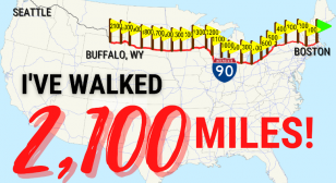 Walking toward the goal