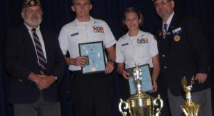 American Legion Post #155 Awards JROTC Medals to Cadets