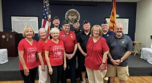 DAR donates flags to American Legion in Scottsdale, Ariz.