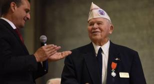 French Legion of Honor presented to Michigan five