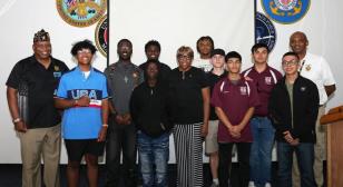 Fred Brock Post 828, Auxiliary honor JROTC cadets, sponsor 20 for Texas Boys & Girls State