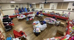 Belleville's Post 105 Family hold Toy and Coat Drive