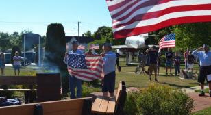 Gladstone squadron retires over 1,000 flags