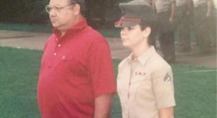 'Courage to face every battlefield, in uniform and in life'